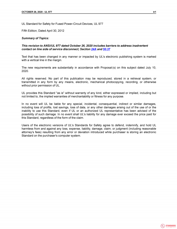 UL 977 PDF UL 977 PDF